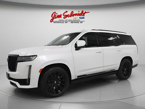 Crystal White Tricoat 2023 Cadillac Escalade Sport Platinum
