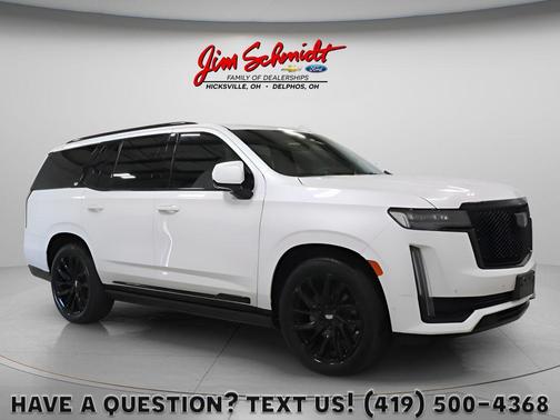 Crystal White Tricoat 2023 Cadillac Escalade Sport Platinum
