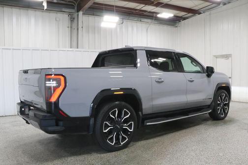 Thunderstorm Grey 2025 GMC Sierra EV Max Range Denali