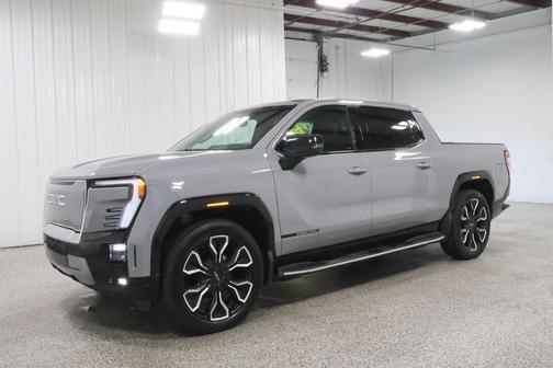 Thunderstorm Grey 2025 GMC Sierra EV Max Range Denali