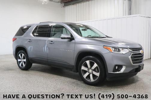 Satin Steel Metallic 2018 Chevrolet Traverse LT Leather