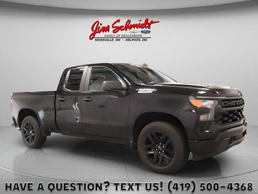 Black 2023 Chevrolet Silverado 1500 Custom