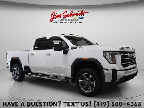 Summit White 2025 GMC Sierra 2500 SLT