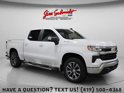 Summit White 2026 Chevrolet Silverado 1500 LT