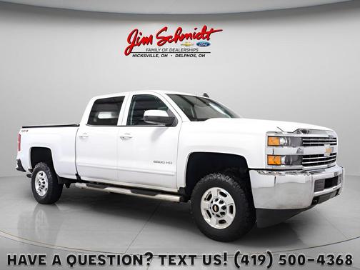 Summit White 2017 Chevrolet Silverado 2500 LT