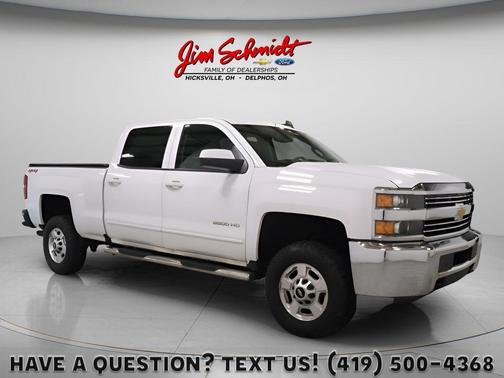 Summit White 2017 Chevrolet Silverado 2500 LT