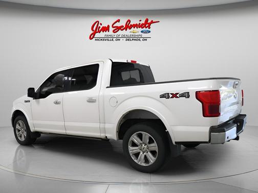 White Platinum Metallic Tri-Coat 2018 Ford F-150 Lariat