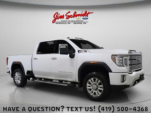 White Frost Tricoat 2021 GMC Sierra 2500 Denali