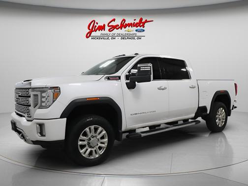 White Frost Tricoat 2021 GMC Sierra 2500 Denali