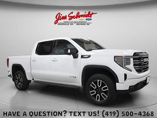Summit White 2025 GMC Sierra 1500 AT4