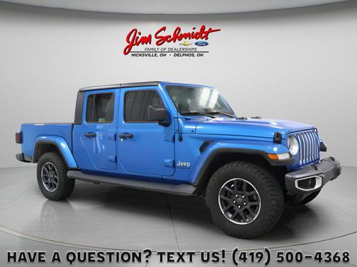 Hydro Blue Pearlcoat 2022 Jeep Gladiator Overland