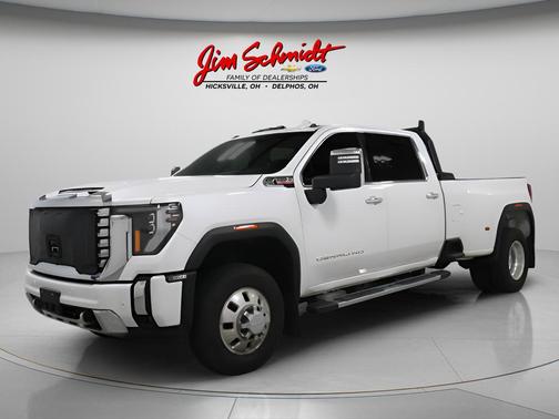 White Frost Tricoat 2025 GMC Sierra 3500 Denali