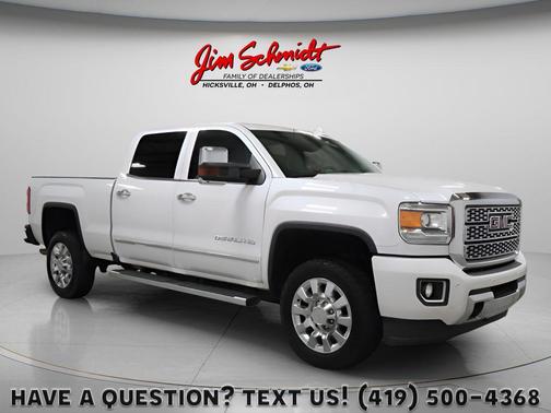 White Frost Tricoat 2018 GMC Sierra 2500 Denali