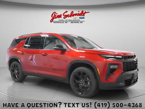 Radiant Red Tintcoat 2026 Chevrolet Traverse RS