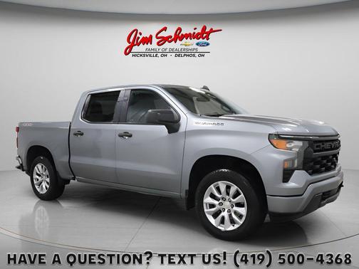 Sterling Gray Metallic 2023 Chevrolet Silverado 1500 Custom