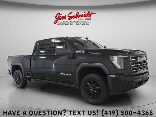 Onyx Black 2025 GMC Sierra 2500 AT4