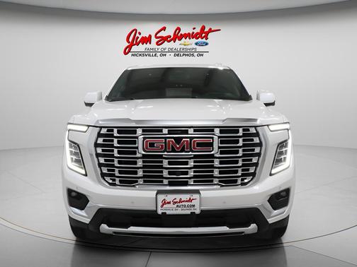 White Frost Tricoat 2025 GMC Yukon XL Denali