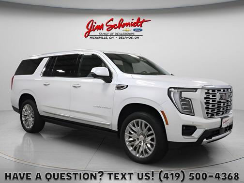 White Frost Tricoat 2025 GMC Yukon XL Denali