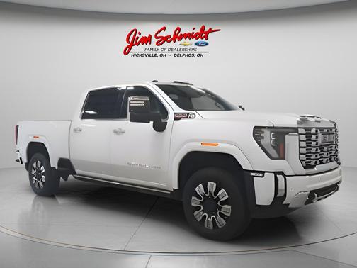 White Frost Tricoat 2024 GMC Sierra 2500 Denali