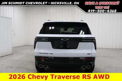 2026 Chevrolet Traverse RS