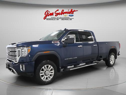 Pacific Blue Metallic 2023 GMC Sierra 3500 Denali