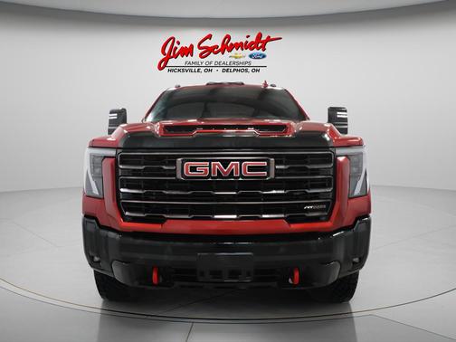 Volcanic Red Tintcoat 2025 GMC Sierra 2500 AT4X