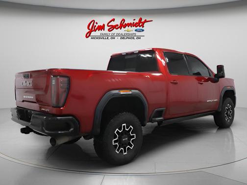 Volcanic Red Tintcoat 2025 GMC Sierra 2500 AT4X