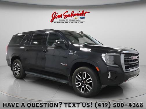 Onyx Black 2022 GMC Yukon XL AT4