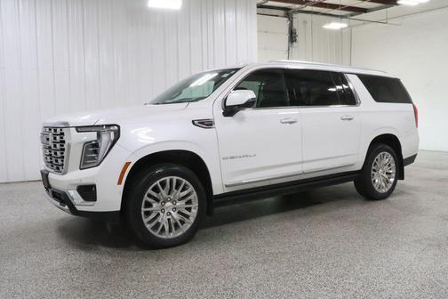 White Frost Tricoat 2025 GMC Yukon XL Denali