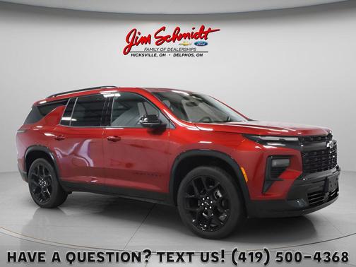 Radiant Red 2025 Chevrolet Traverse RS