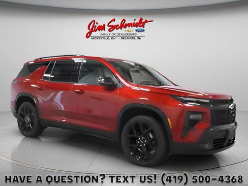 Radiant Red 2025 Chevrolet Traverse RS