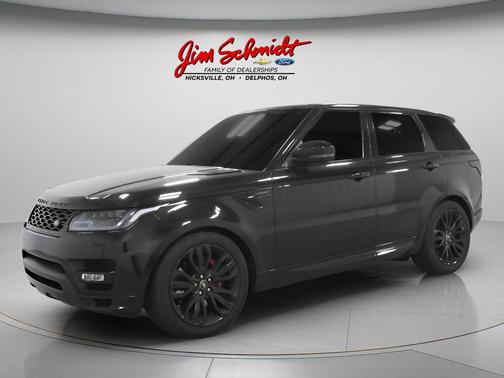 Black 2016 Land Rover Range Rover Sport Supercharged HSE