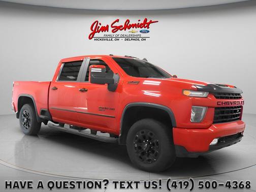 Red 2021 Chevrolet Silverado 2500 LT