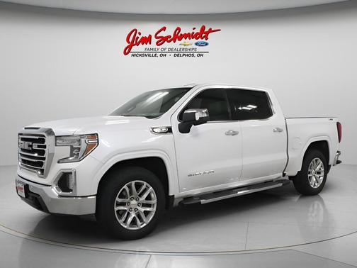 White Frost Tricoat 2019 GMC Sierra 1500 SLT