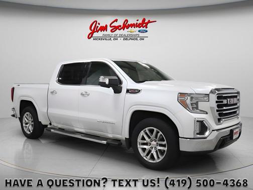 White Frost Tricoat 2019 GMC Sierra 1500 SLT
