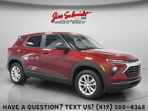 Crimson Metallic 2024 Chevrolet Trailblazer LS