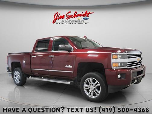 Butte Red Metallic 2016 Chevrolet Silverado 2500 High Country