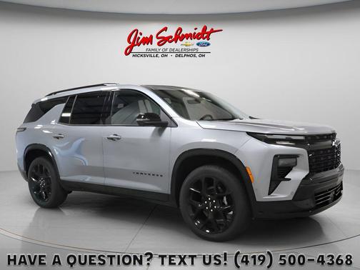 Sterling Gray Metallic 2026 Chevrolet Traverse RS