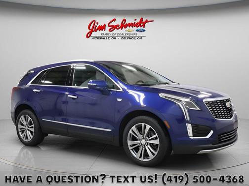 Opulent Blue Metallic 2025 Cadillac XT5 Premium Luxury