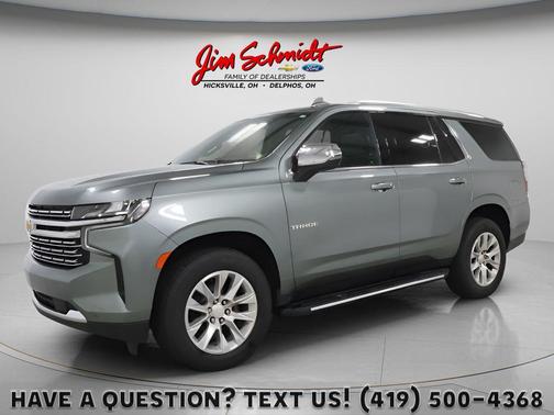 Silver Sage Metallic 2024 Chevrolet Tahoe Premier