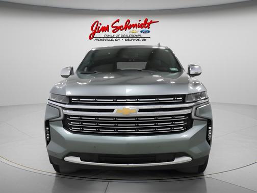 Silver Sage Metallic 2024 Chevrolet Tahoe Premier
