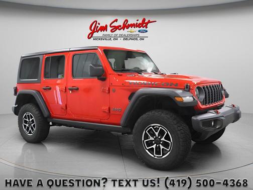 Firecracker Red Clearcoat 2026 Jeep Wrangler Rubicon