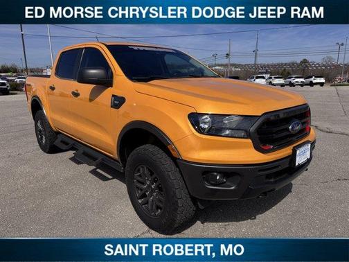 Orange 2021 Ford Ranger XLT
