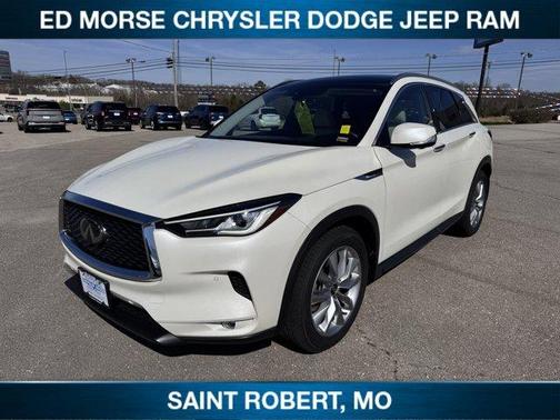 Majestic White 2022 INFINITI QX50 ESSENTIAL