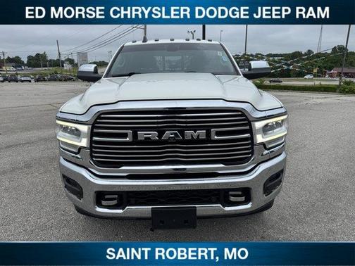Pearl White 2019 RAM 3500 Laramie