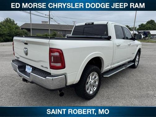Pearl White 2019 RAM 3500 Laramie