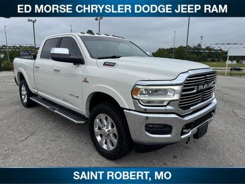 Pearl White 2019 RAM 3500 Laramie