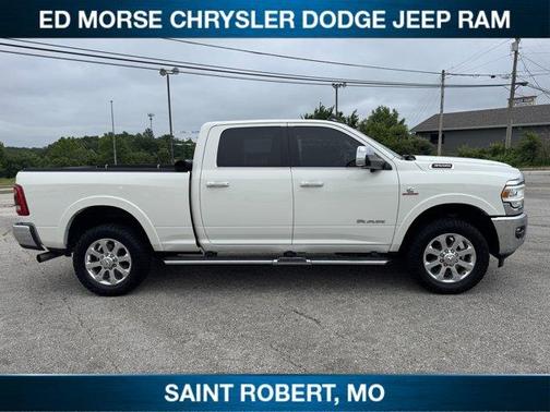 Pearl White 2019 RAM 3500 Laramie