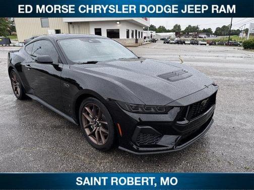 Shadow Black 2025 Ford Mustang GT Premium