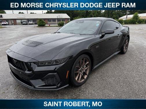 Shadow Black 2025 Ford Mustang GT Premium